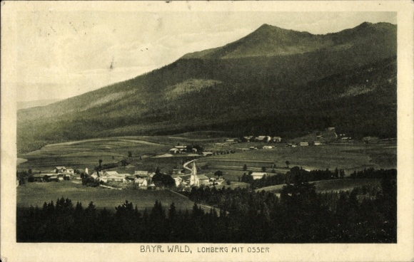 Ak Lohberg im Bayerischen Wald, Panorama, Osser