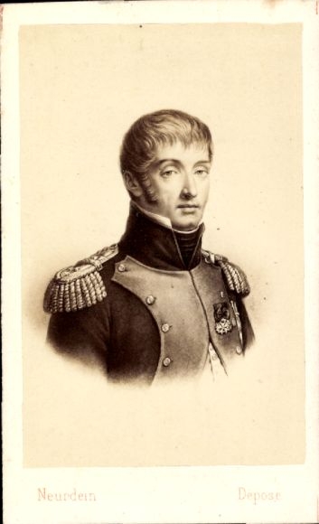 Carte de Visite King Louis Bonaparte of Holland, brother of Napoleon Bonaparte