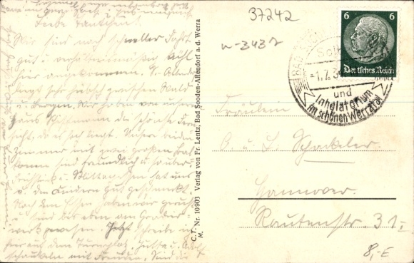 Postcard Bad Sooden Allendorf in Hessen, Altes Tor, Pfennigstube, Pharmacy