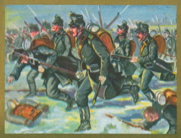 Collection picture Germany in honor, picture 238 the Saxon riflemen vei Villiers 1870
