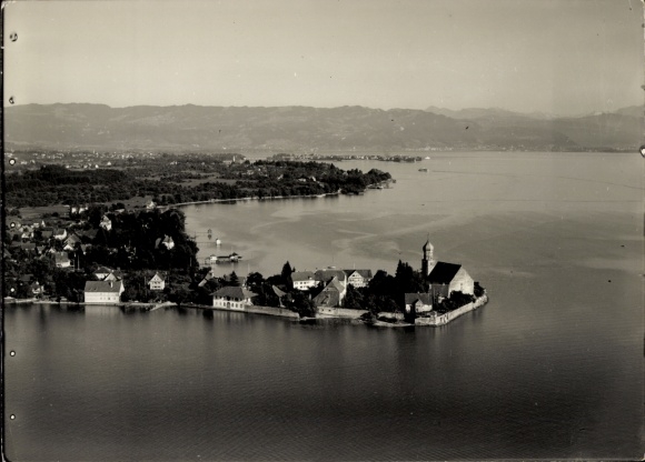 Foto Wasserburg am Bodensee Schwaben, Fliegeraufnahme