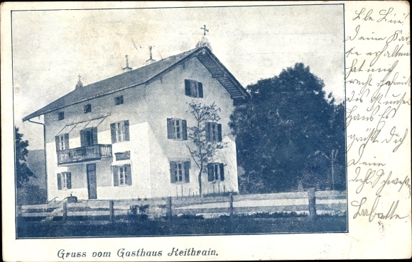 Postcard Reitrain Kreuth Oberbayern, Inn Reitrain