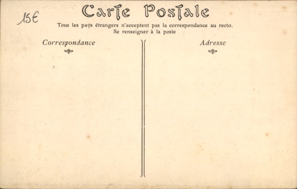 Postcard Carantec Finistère, overall view