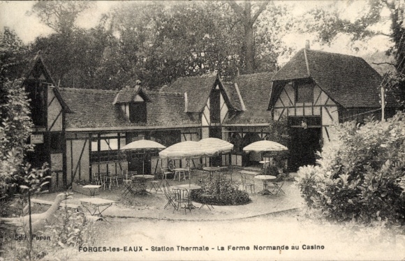 Ak Forges les Eaux Seine Maritime, Thermaal Resort, De Normandische Boerderij bij het Casino
