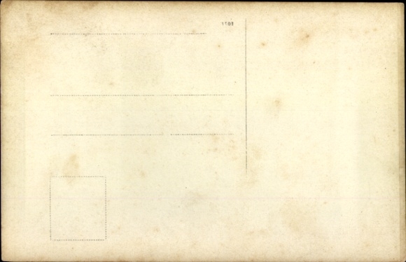 Photo Postcard Man at Desk, Letter, Study