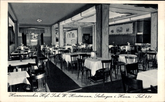 Postcard Sulingen in Lower Saxony, Hannoverscher Hof