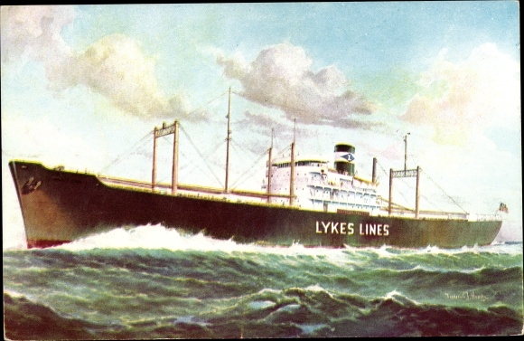 Ak Lykes Lines vrachtschip