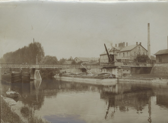 Original photo France, Lorraine, Saargemünd (Sarreguemines), part of the Saar, around 1900