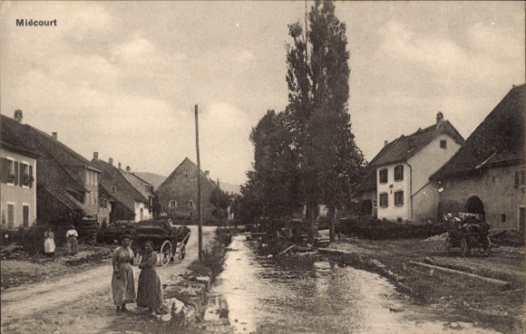 KP Miécourt Canton Jura, fragment ulicy