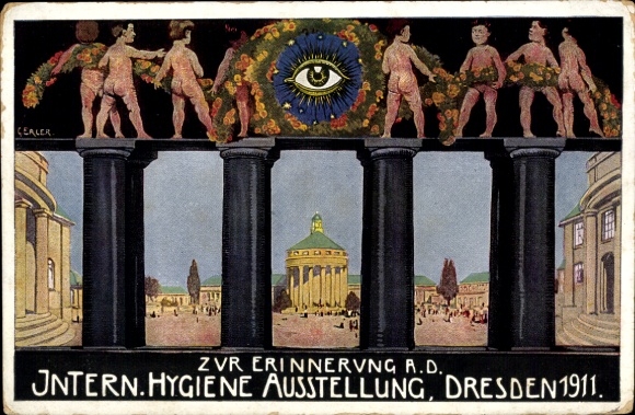 Artysta KP Gerler, Drezno, Międzynarodowa Wystawa Higieny 1911
