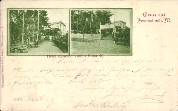 PC Berlin Reinickendorf Hermsdorf, Hotel Kaiserhof