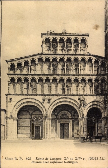 Ak Lucca Toscana, Kathedrale