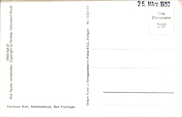 Postcard Bad Krozingen in Breisgau Black Forest, aerial photograph