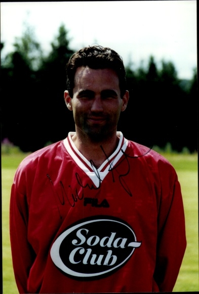 Autograph card footballer Michael Guht, SV Wehen Wiesbaden, autograph