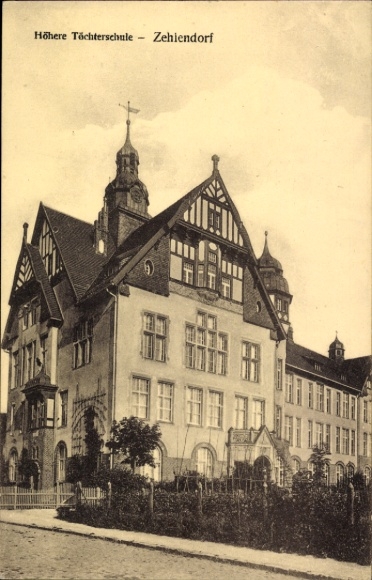 Ak Berlin Zehlendorf, Höhere Töchterschule