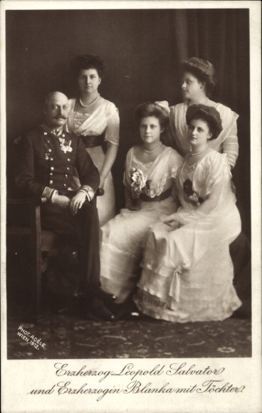 KP arcyksiążę Leopold Salvator, Blanka z córkami