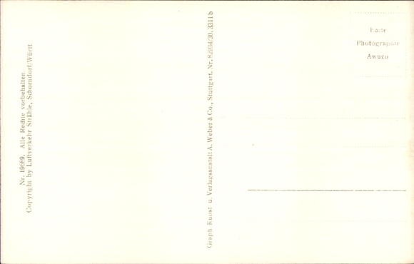 Postcard Bad Wörishofen in Unterallgäu, aerial photograph, Kneippkurhotel Sproll