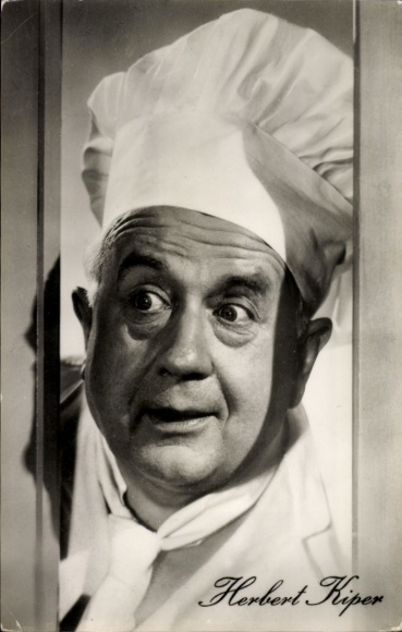 Postcard Actor Herbert Kiper, My Wife Makes Music, DEFA Film, Koch