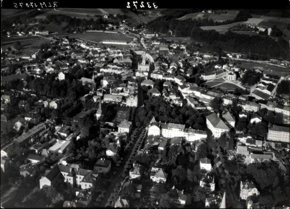 Photo Traunstein in Upper Bavaria, aerial photograph