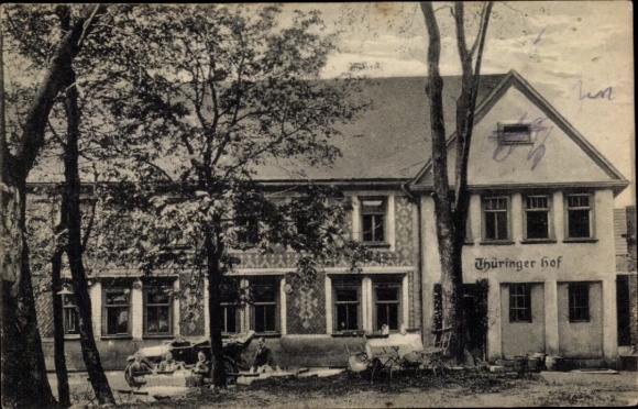 Postcard Stützerbach Ilmenau Thuringian Forest, House Thüringer Hof