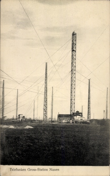 Ak Nauen im Havelland, Telefunken Groß-Station