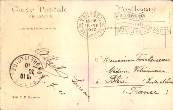 KP Bruksela Bruksela, Expo 1910, pawilon miasta Liège