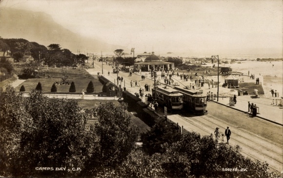 KP Camps Bay Cape Town Kapsztad Republika Południowej Afryki, tramwaje