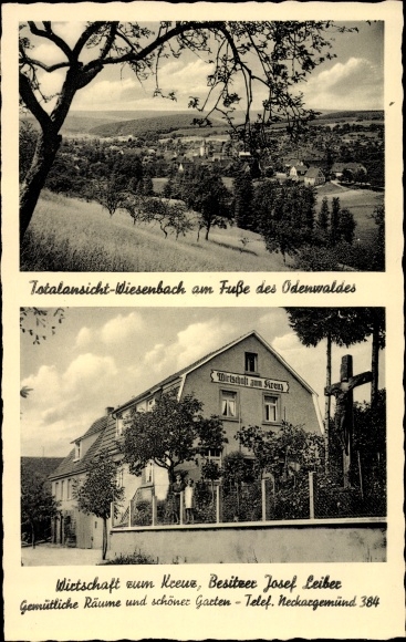PC Wiesenbach im Odenwald, economy to the cross, total view