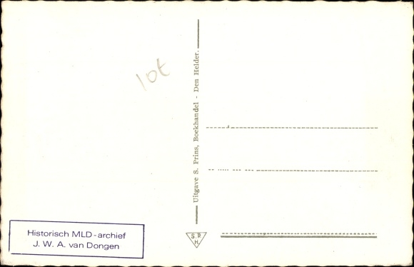 Postcard Texel North Holland Netherlands, Escadrille Vliegentuigen de Mok, Dutch military aircraft