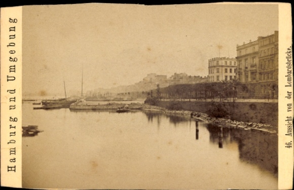 CdV Hamburg, Aussicht von der Lombardsbrücke auf die Binnenalster