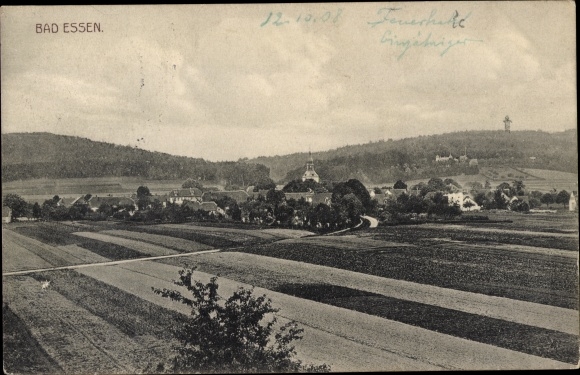 Postcard Bad Essen in Lower Saxony, general view