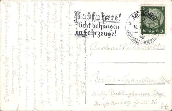 Postcard Geroldshausen Lower Franconia, Panorama