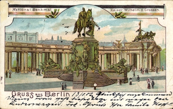 lito Berlin Mitte, Narodowy Pomnik Cesarza Wilhelma Wielkiego