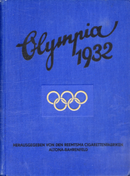 Olympiad 1932 collecting picture album Reemtsma cigarettes, Hamburg-Bahrenfeld 1932