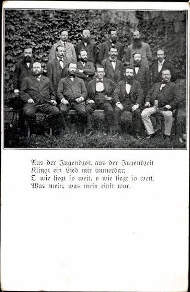 10 old photo PC groups of men, various motifs