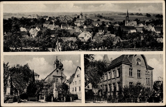 PC Oberschefflenz Schefflenz in the Neckar Odenwald district, city panorama