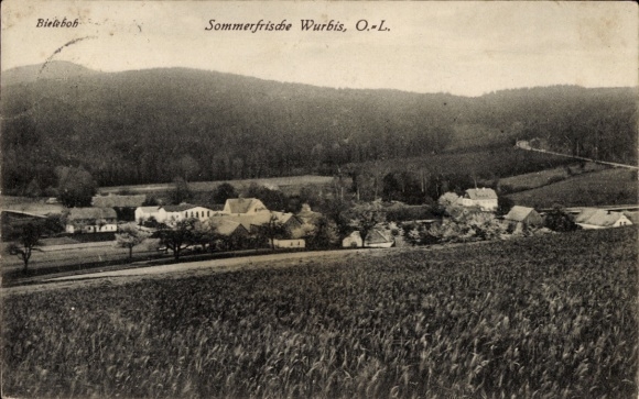 Ak Wurbis Crostau Schirgiswalde Kirschau in der Oberlausitz Sachsen, Gesamtansicht, Bieleboh