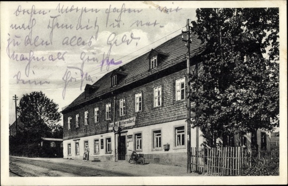 Postcard Dittersdorf Amtsberg im Erzgebirge, Gasthof