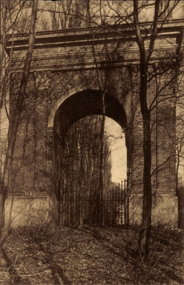 CPA Lennik Brabant flamand, Château de Gaasbeek, Arc de triomphe