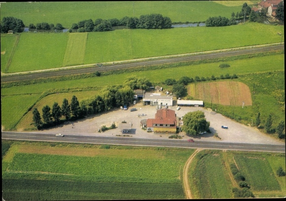 Ak Rothenkirchen Hünfeld in Hessen, luchtfoto, rusthuis &quot;Haunetal&quot;