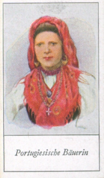 Collector's picture The peoples of Europe, a contribution to racial science, 35 Portuguese farmer's wife