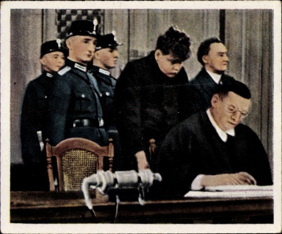 Collector's picture The post-war period No. 227, December 1933, The atonement for the Reichstag fire, vd Lubbe