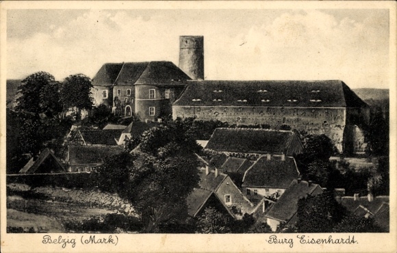 Ak Bad Belzig in de Mark, Burg Eisenhardt, Belzig