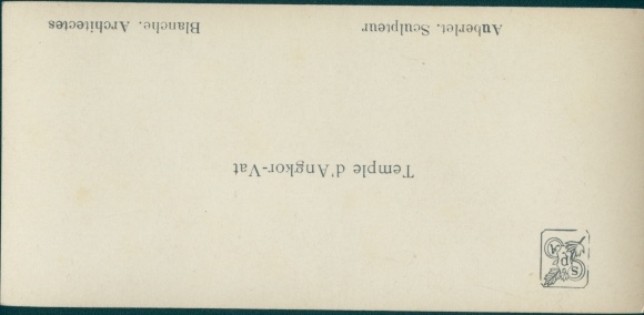 Stereo Photo Temple d&#39;Angkor-Vat, Exposition Coloniale Paris 1931