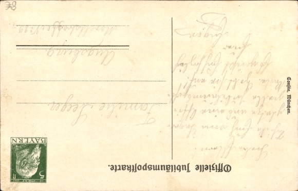 Postal stationery Postcard Sailer, Kelheim an der Donau, anniversary of liberation struggles, opening of the Liberation Hall