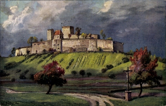 Artist PC Bürger, W., Vosgesenburgen, Burg Lichtenberg