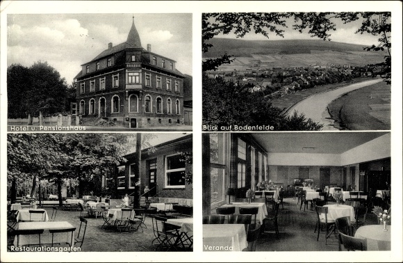 KP Bodenfelde nad Wezerą, Hotel i Pensjonat Sollinger Hof, widok wnętrza, widok całkowity