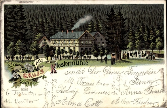 Chromo-Litho Reinhardsbrunn Friedrichroda, Klostermühle