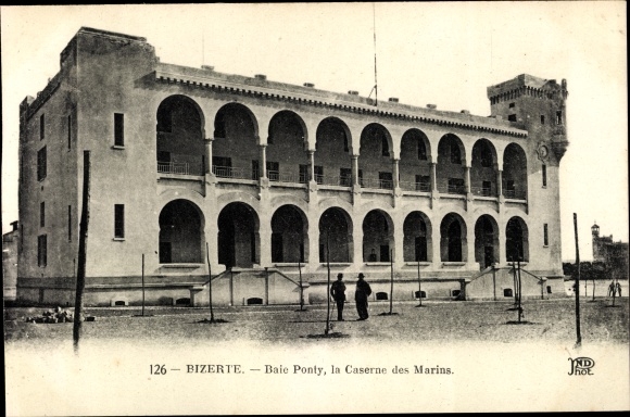 KP Bizerte Tunezja, Baie Ponty, la Caserne des Marins