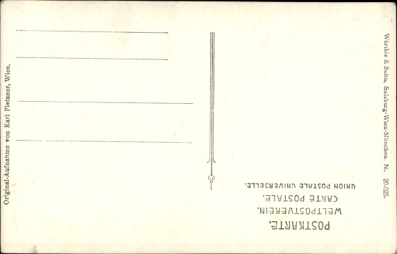 Postcard actor Hugo Thimig, portrait, suit